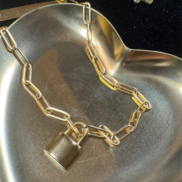 Paperclip Lock Necklace from Karizustyle, San Antonio